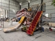 ガラス繊維の恐竜は階段運動場装置が付いているT Rexのスライダーを滑らせる
