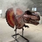 リアルなアニマトロニック恐竜 ディロフォサウルス 煙の効果のある頭