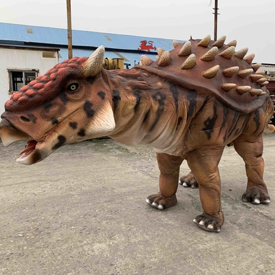 購入 自然な色の現実的な恐竜の衣装手動制御アンキロサウルスの衣装 online manufacture