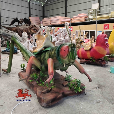 購入 運動公園のアニマトロニクスの昆虫の彫像のシミュレーション モデル高密度泡 online manufacture