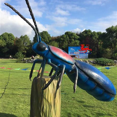 購入 レッドタイガーのアニマトロニクスの虫、遊園地のための現実的なアニマトロニクスのはえ online manufacture