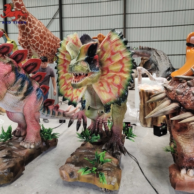購入 テーマ パークの恐竜公園の乗り物、人工的な歩く恐竜の乗り物 online manufacture