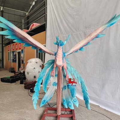 購入 カスタマイズ可能で現実的なAnimatronic動物の中国の古代創造物の緑の鳥 online manufacture