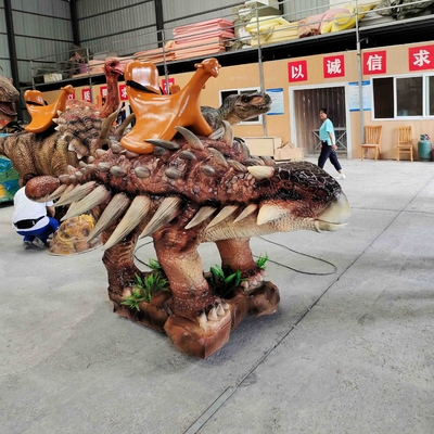 Rideableのアニメの恐竜のAnimatronic Ankylosaurusのスクーター モデルの電気乗車
