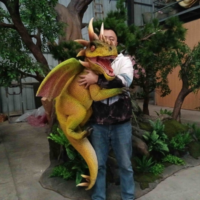 購入 手制御赤ん坊のAnimatronic恐竜のはえのドラゴンのパペット online manufacture