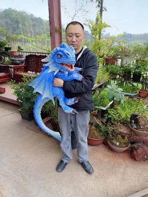 購入 子供 魅力的なシリコンスポンジ 恐竜の手人形 シミュレーション ベビー恐竜人形モデル online manufacture