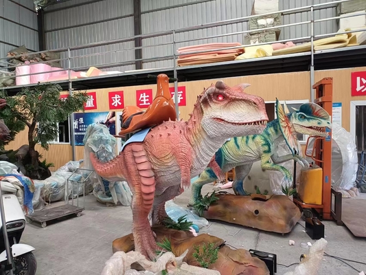 調節可能な色およびサイズのカスタマイズされたAnimatronic恐竜の乗車