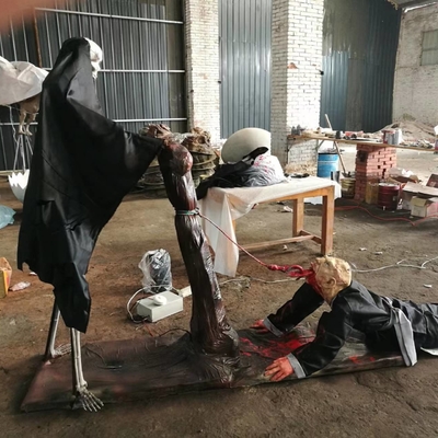 購入 ホラーアニメ ハロウィーンの飾り 豪邸 パーソナライズ ライフサイズのパーティー online manufacture
