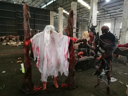 購入 アミューズメントパーク プロ 鬼屋 道具 ホラー ハロウィーンの装飾 online manufacture