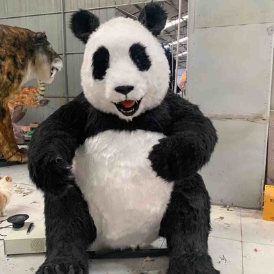 購入 現実的なアニメーション動物 パンダファミリー テーマパーク online manufacture
