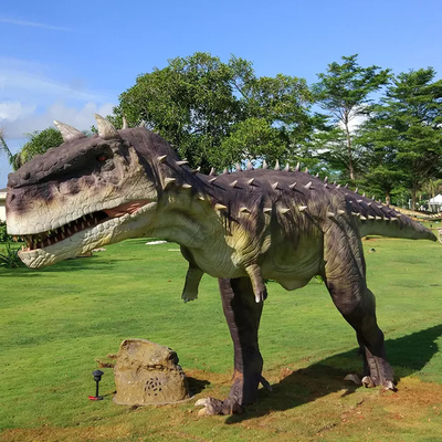 動きと音のカスタマイズを備えたテーマパークの現実的なアニマトロニクス恐竜カルノタウルス